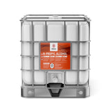 Alliance Chemical 330-gallon tote of n-Propyl Alcohol with a steel cage, a white cap, and a product label.