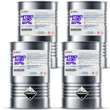 Alliance Chemical 55-gallon steel drums of 20% Nitric Acid