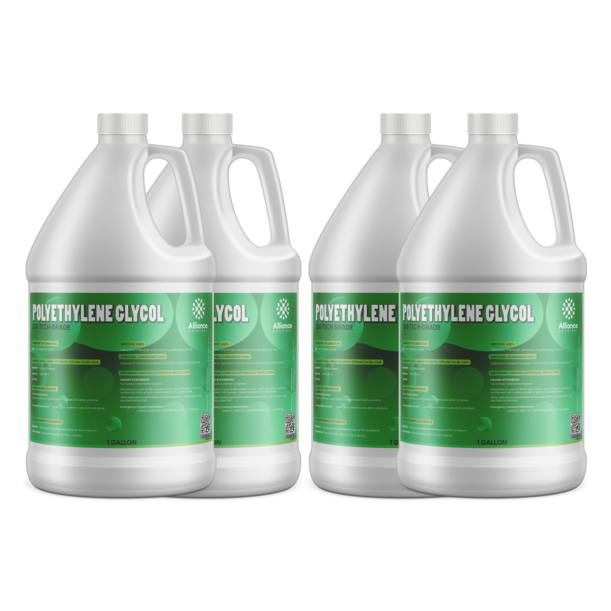 Polyethylene Glycol 200 Technical Grade - 36 Cases Pallet
