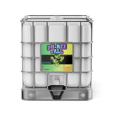 One 330-gallon Alliance Chemical pH-Ree Fall tote with a steel cage and a white plastic container.