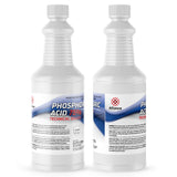 Alliance Chemical 1-quart bottles of 75% Technical Grade Phosphoric Acid in HDPE containers