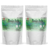Two 5-lbs bags of Alliance Chemical Soda Ash with labels and resealable closures.